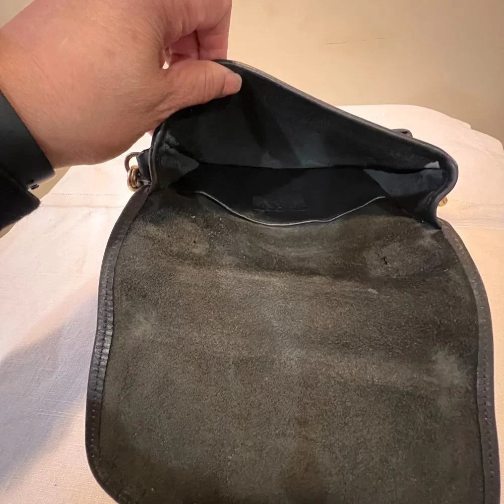 Coach black leatehr Willis bag 5180